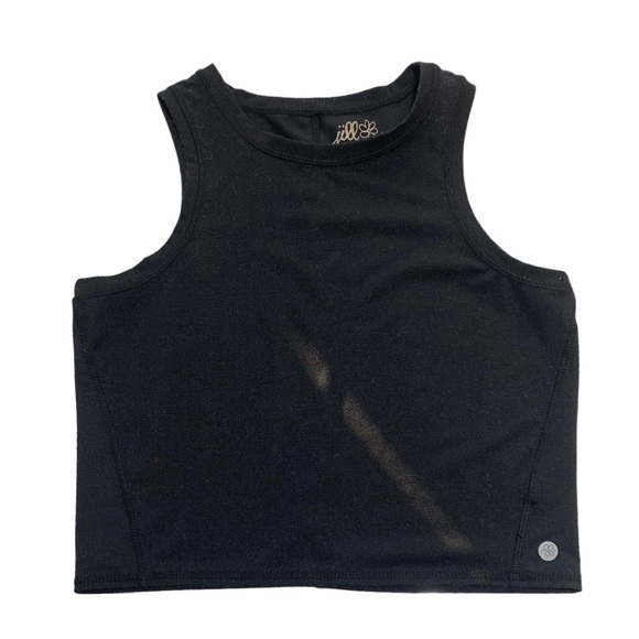 Jill Women’s Black Cropped Tank Top Size Medium - Picture 2 of 8
